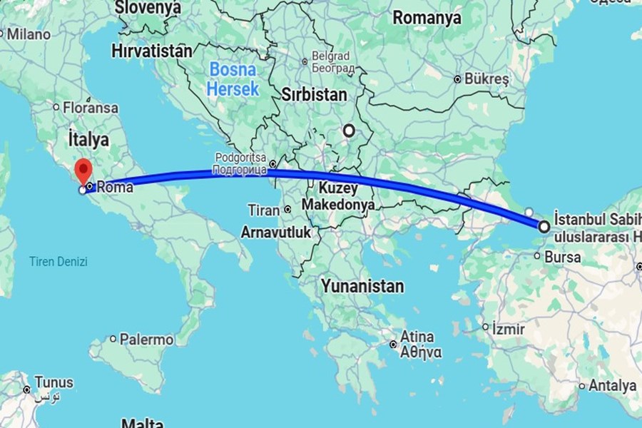Büyük İtalya Turu Ajet Hava Yolları ile Ekstra Turlar ve Çevre Gezileri Dahil 7 Gece 8 Gün FCO BGY