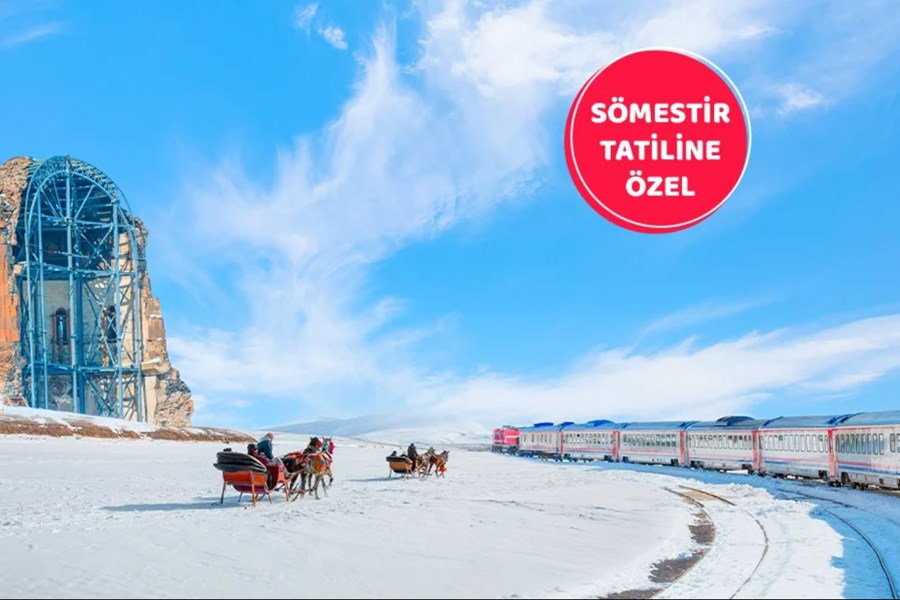 İstanbul Çıkışlı Turistik Doğu Ekspresi Thy Ile Kars Turu 2 Gece Otel 1 Gece Tren Konaklamalı  Ankara Kars Yönü Sömestr Özel