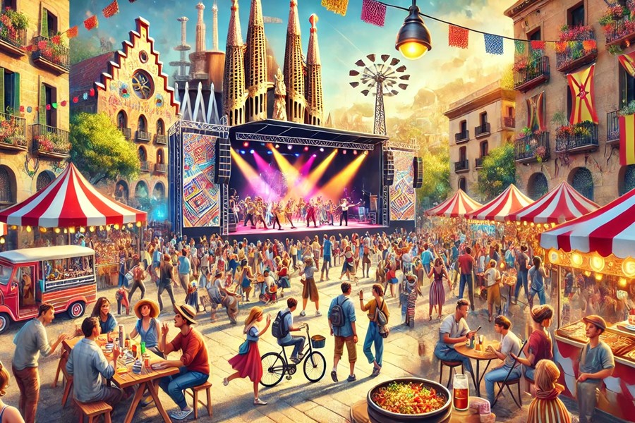 2025te Barselonada Kültürel Etkinlikler ve Festivallerle Sanat Dolu Bir Yıl